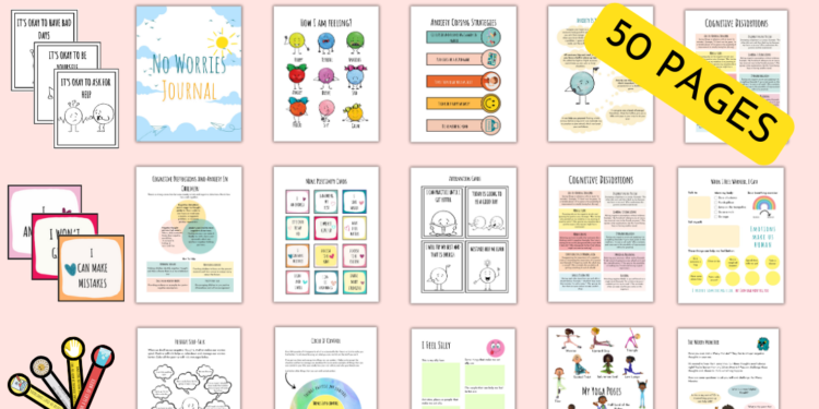 Anxiety Bundle For Children Mental Health Resources